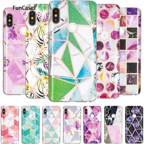 Geometric Shape Soft TPU Shell For capa Redmi Note 5 Pro Telephone Pouch Cases sFor coque Xiaomi Redmi Note 5 Pro mi hong cover