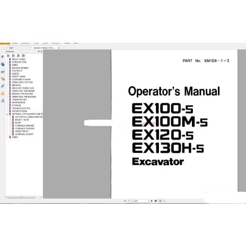 Hitachi Full Shop Manual Set