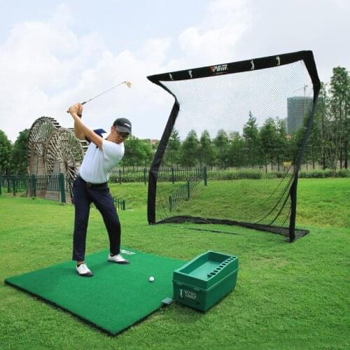 Adjustable Height Golf Semi-automatic Ball Machine With Golf Club Holder Store 100 Balls For Professional Golf Training Machine