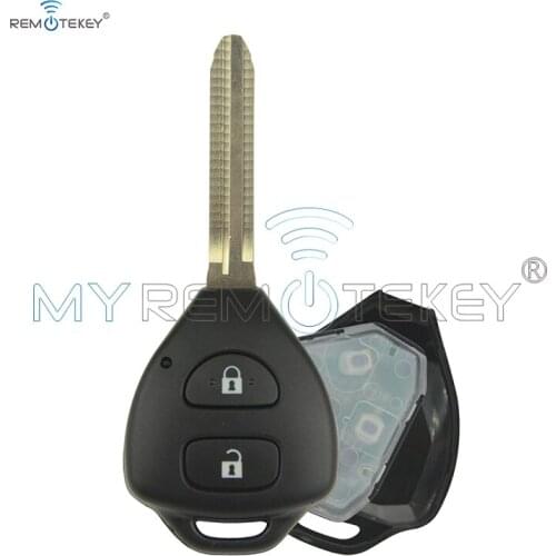 Remtekey Brand New Remote Key TOY43 key blade 2 Button 314.4mhz For Toyota 2006 -2011 Hilux Vigo with G Chip car key