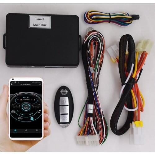 Remote start to warm up vehicle fit for NISSAN Mobile phone control 4G all netcom, No need add push button start
