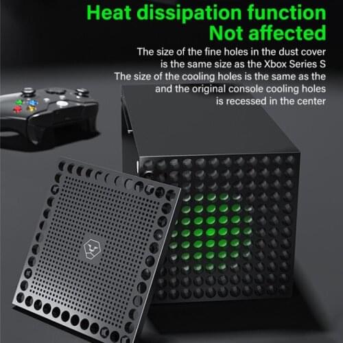 Aolion Host Dust Cover For X-box -Series X Multi-Function Heat Dissipation And Dust-Proof Net Earphone Handle Rack Accessories