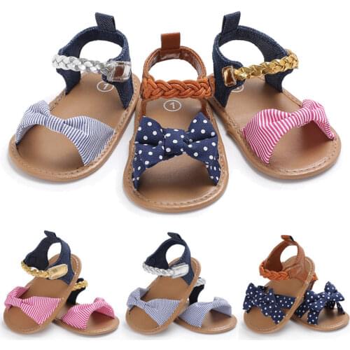 Baby Girl Sandal Pudcoco 0-18Months Newborn Kid Baby Girl Flower Sandals Summer Casual Crib Shoes Fashion / Comfortable Hot Sale