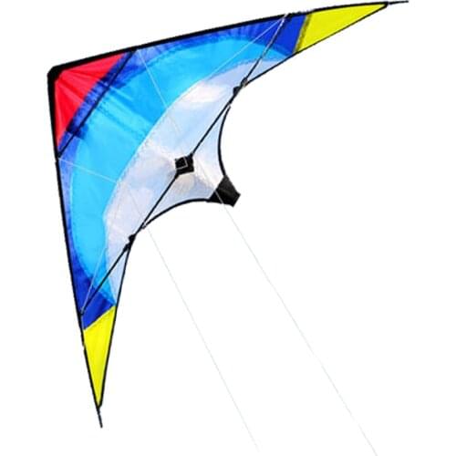 Outdoor Fun Sports 47 Inch Flying Fish Dual Line Stunt Kites / 1.2m Kite With Handle And Line Good Flying