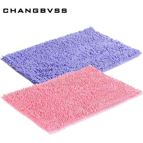 Thicken Non-slip Bathroom Mat Chenille Floor Carpet For Living Room Large Bath Carpet For Toilet alfombra 70*140 Bathroom Carpet