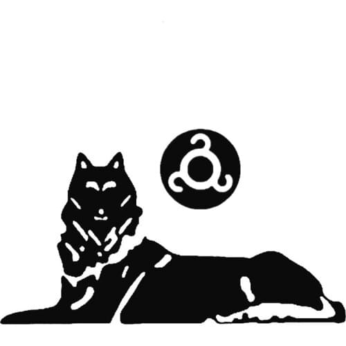 Personality Vinyl Decal Chechen Wolf Car Sticker Waterproof Stickers on Truck Bumper Rear Window Cover Scratches Waterproof