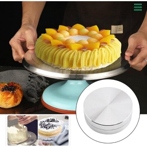 Aluminum Alloy Rotor Base Bearing Cake Baking Tray Axle Turntable Rotating Tray Stand