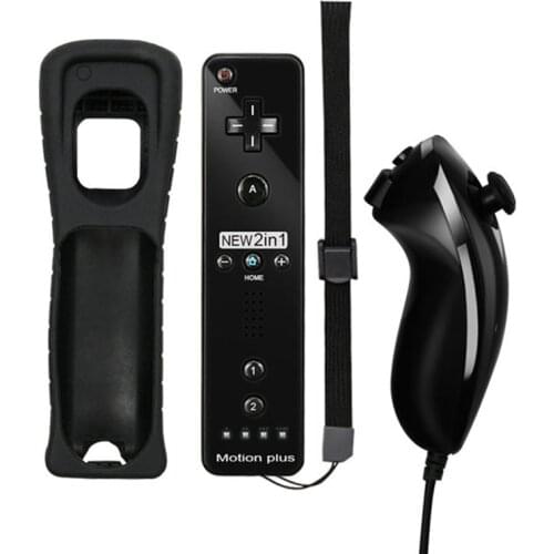 Built-in Motion Plus Wireless Remote Gamepad Controller For Nintend Wii Nunchuck For Nintend Wii Remote Controle Joystick Joypad