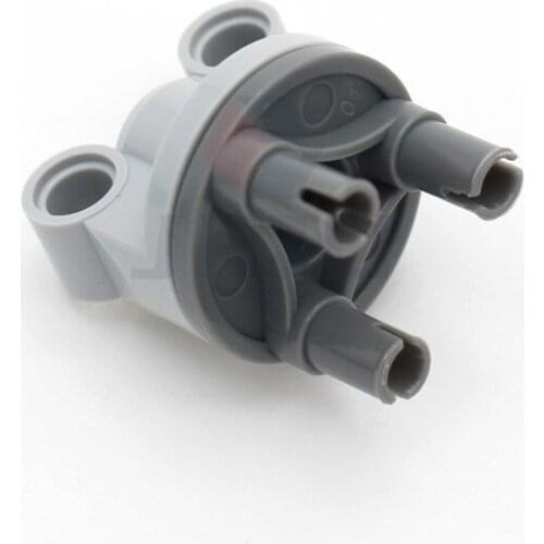 High-Tech Parts Steering Axle with 2 Pin Holes with Wheel Hub 92909 11950 Bricks Compatible RC Super Car Bulk Accessory Blocks