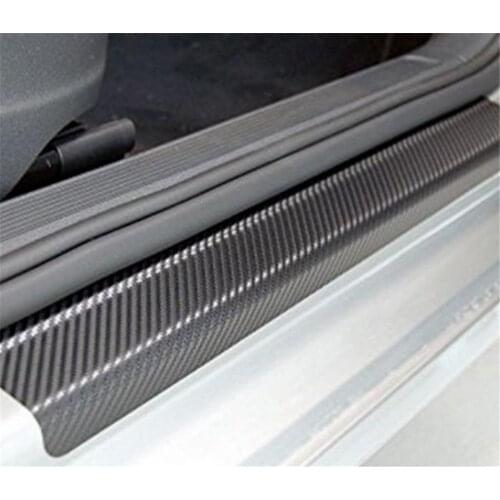 4Pcs auto parts carbon fiber door plaque anti-scratch protective film for Chevrolet Trailblazer Onix Tru Orlando Code Captiva