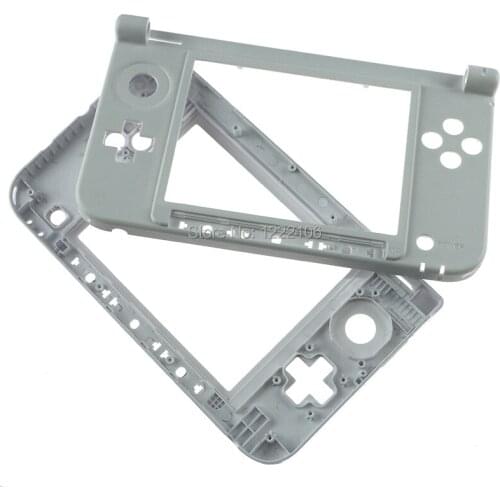 5PCS white Bottom Middle Frame Middle Housing Shell Cover Case Replacement For 3DS XL for 3DS LL