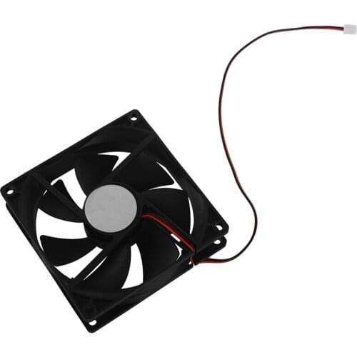 90mm x 25mm 9025 2pin 12V DC Brushless PC Case CPU Cooler Cooling Fan