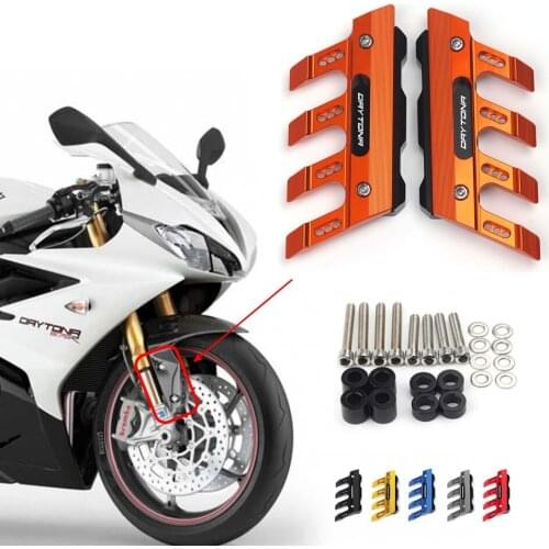 For Triumph daytona MOTO2 765/ daytona 765 Motorcycle CNC Accessories Mudguard Side Protection Front Fender Anti-Fall Slide