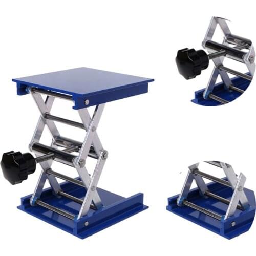 4\"x4\" Aluminum Router Lift Table Woodworking Engraving Lab Lifting Stand Rack