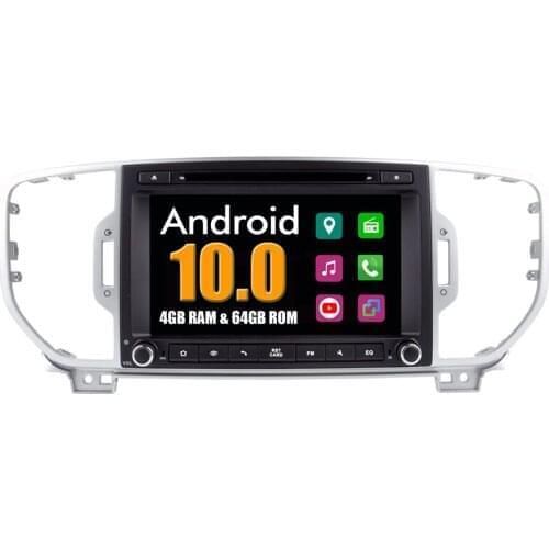 Car Multimedia Player For Kia Sportage R 2016 2017 Android 10.0 Autoradio Stereo Radio DVD GPS Navigation Sat Navi HeadUnit