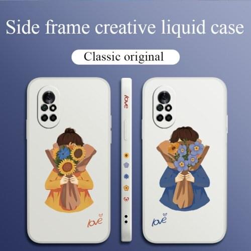 Azalea Boy Phone Case For Huawei Nova8 8Pro 8SE Nova 7 7Pro 7SE 6 6se 5 5Pro 5Z 5I 5Ipro 5T 4 4E Liquid Silicone Cover