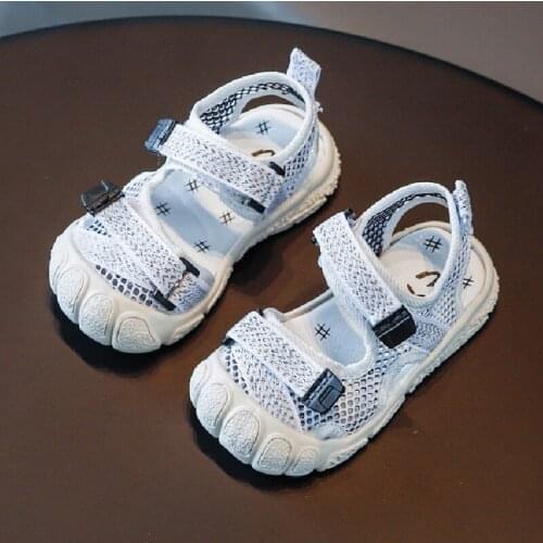 New Girls Boys Sport Beach Sandals Cutout Summer Kids Shoes Toddler Sandals Closed Toe Girls Sandals Children Shoes EU 21-30