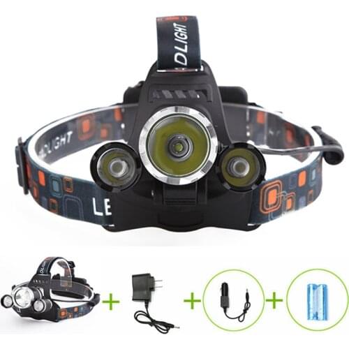 8000 Lumens 3*T6 Bicycle Light Headlight Safe Cycling Flash Lights Chargeable Super Bright Angle Adjustable Bike Lamp BC0598