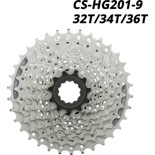 HG201-9 9S speed 11-32T 11-34T 11-36T Mountain bicycle Cassette Sprocke MTB bike HG200 HG400 HG2019 freewheel