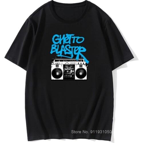 Rock Cassette Red T Shirt Ghetto Blaster Magnetic Tape Records Music Tshirt For Men Vintage Good Nice Tshirt Top Quality