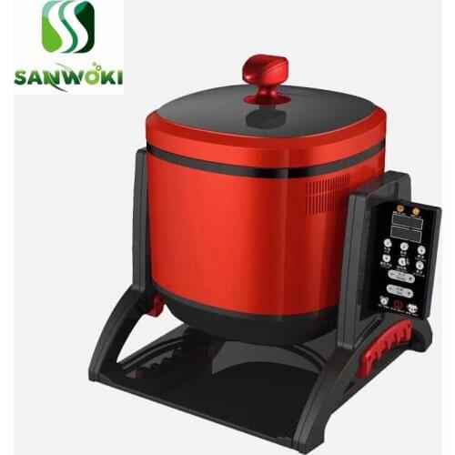 6L Non Stick Multifunction Intelligent Electric Automatic Cooking Machine Cooking Pot Electromagnetic Wok chinese food cooker