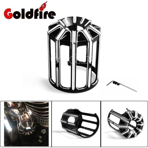 New Motorcycle Cast Machine Oil Grid Billet Aluminum Oil Filter Cover Fit For Harley Fatboy FXSB Touring Softail Dyna Twin Cam