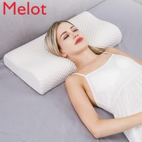 Memory Foam Neck Pillow Orthopedic Cervical Spine Tailbone Massage for Sleep Slow Rebound Health Care Pain Release Bedding