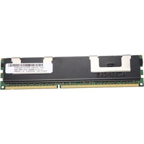 4GB DDR3 Memory RAM PC3-10600R 133Hz 2Rx4 1.5V ECC 240-Pin Server RAM MT36JSZF512772PZ