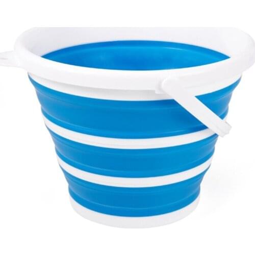 50LB Space Saver Collapsible Bucket Silicone High Quality Folding Camping Garden Water Carrier Kitchen Outdoor Camping Hiking
