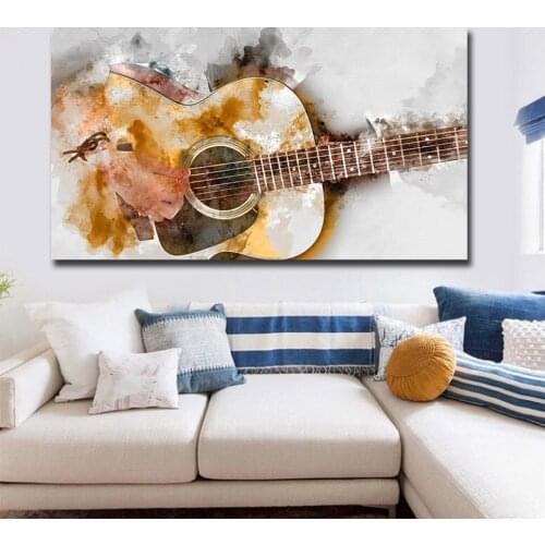 Modern Guitar Diamond Painting Custom full diamond embroidery Dropshipping Home Decor Picture diamond mosaic painting YG2135