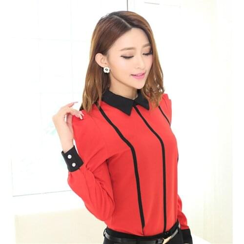 Vrose Flosi Womens Chiffon Blouses