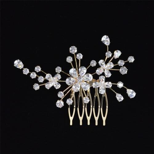 Woman Headwear, Zirconia Hair Accessories, Combs, Soft Hair Clips, Stylish And Diverse Wedding Jewelry, Shiny Parties D102514
