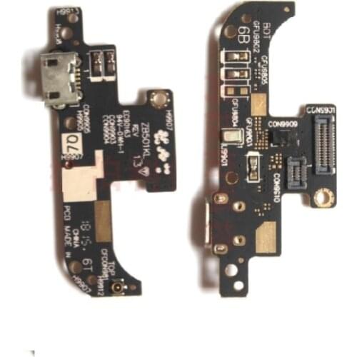 10pcs For Asus zenfone3 Deluxe ZS550kl Z01Fd Dock Connector Micro USB Charger Charging Port Flex Cable Microphone Board