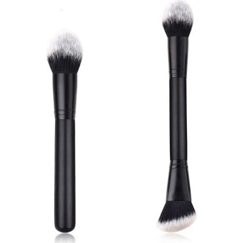 1PCS Powder Blush Makeup Brush Double Ended Pro Contouring Sculpting Foundation Brush Professional Make Up Tools T0194