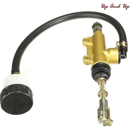 1 pc Gold Motorcycle Cylinder ATV Motorbike Brakes Hydraulic pump Quad Dirt Bike Pit Rear Foot Brake Master