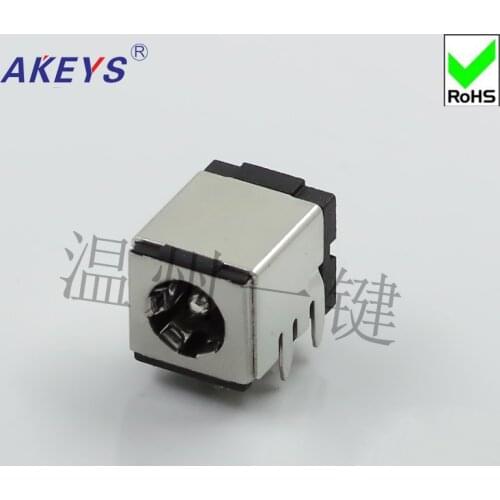 10 PCS DC-007B display notebook power socket iron housing bracket high current DC base 5521/5525