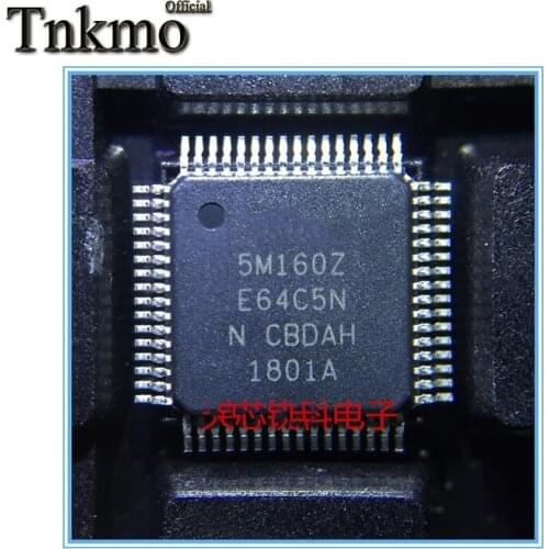 5PCS 10PCS 5M160ZE64C5N QFP-64 5M160ZE64C5 QFP64 5M160Z CPLD complex programmable logic device New and original