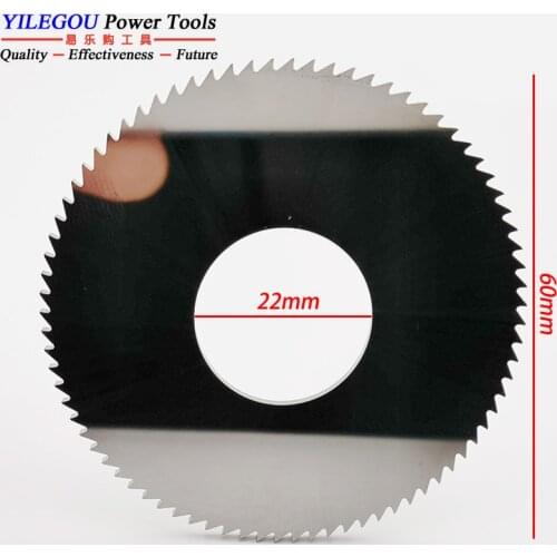 60x22mm Tungsten Steel Milling Cutter, 60mm Solid Carbide Alloy Circular Saw Blade Cutting stainless Steel. Bore 22mm. (0.2-6mm)