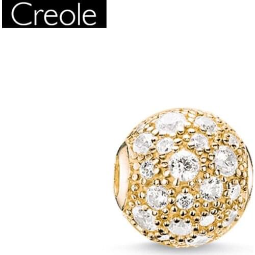 Beads Charm Gold Crushed Pave,2019 Fashion Europe Style 925 Silver Large Hole Jewelry For Women Men Gift Fit Karma Bracelet