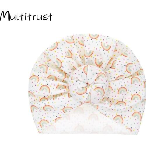 Newborn Infant Toddler Baby Girls Boys Summer Cotton Casual Flower Hat Soft Hat Cap 1-12M
