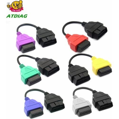 MultiECUScan 6pcs For Fi-at For Al-fa for Ro-meo/for Lan-cia OBD2 16Pin Diagnostic Connectors FiatECUScan Multi0Color Optional