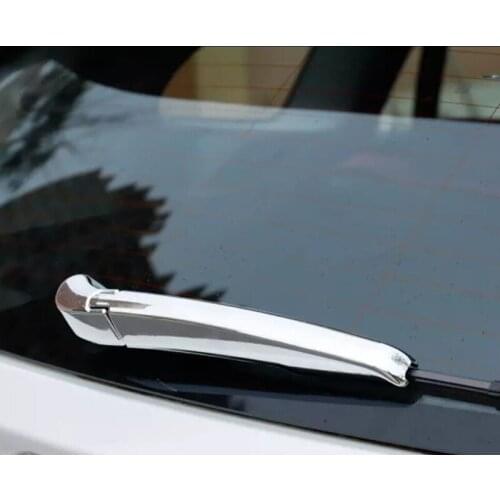 For Benz GLC 2016 2017 X205 ABS Chrome Rear Tail Window Windshield Windscreen Wiper Cap Sticker Trim 2pcs