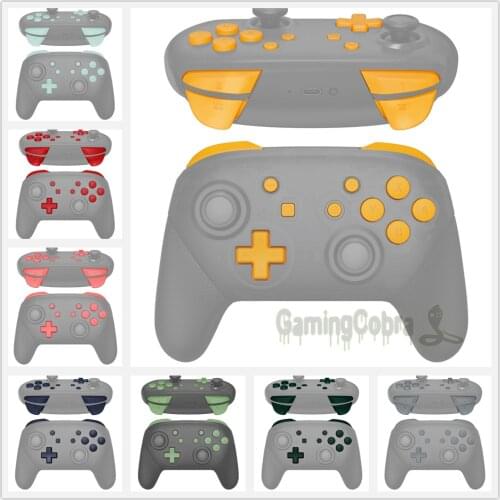 EXtremeRate DIY Replacement Full Set Buttons Repair ABXY D-pad ZR ZL L R Keys with Tools for NS Switch Pro Controller