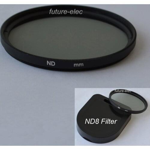 ND8 49mm 52mm 55mm 58mm 62mm 67mm 72mm 77mm 82mm Fader ND Filter Neutral Density Full Color Grey For Sony Pentax Olympus Lenses