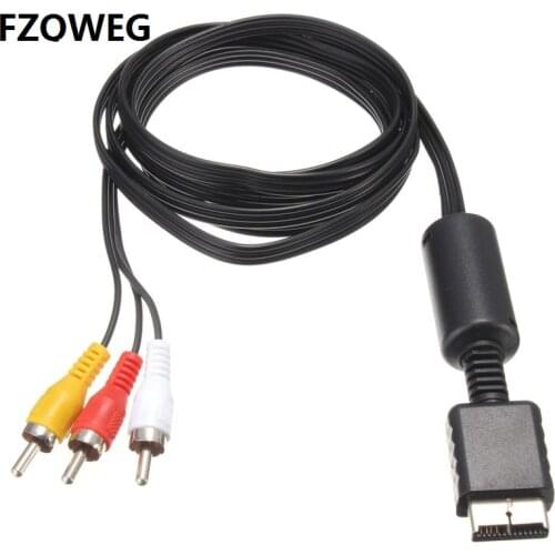 FZQWEG 10 PCS Cable For Sony PlayStation PS3 PS2 Console System AV Audio Video Cable Cord
