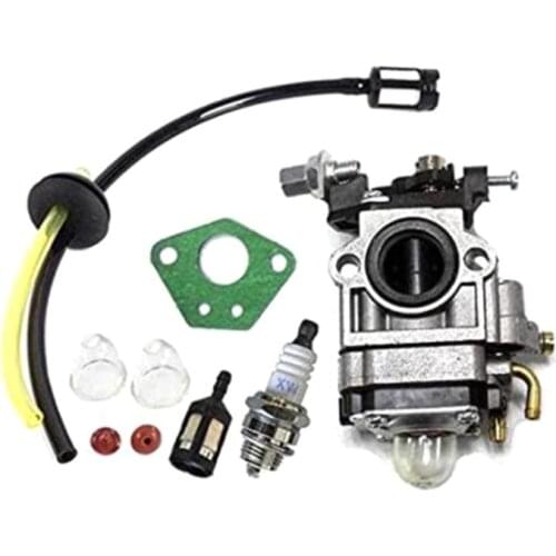 Carburettor Kit for 52cc 49cc 43cc Brush Cutter with Seal Hose Spark Plug Petrol Filter Accessories Parts