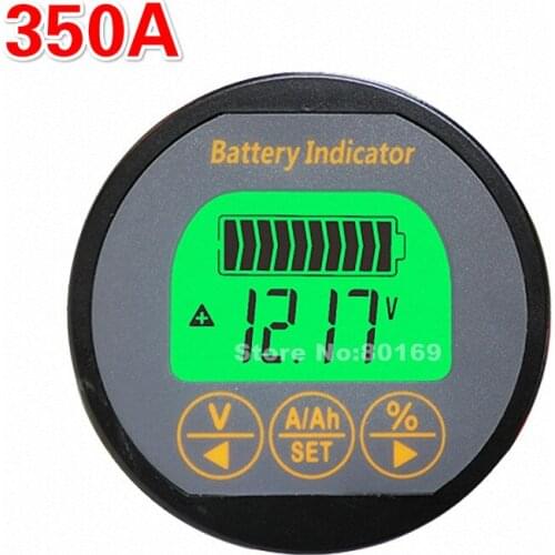 TR16 Waterproof 8-80V 350A Capacity Tester Indicator Coulometer With Shell Lithium Iron Phosphate Battery Testing Equipment