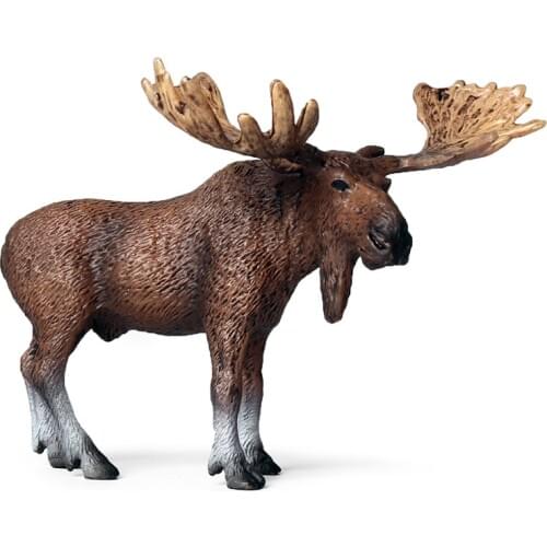 ELK Model Action Figure Simulation Wild Animal Action Figures Collection PVC Toy Kids Gift