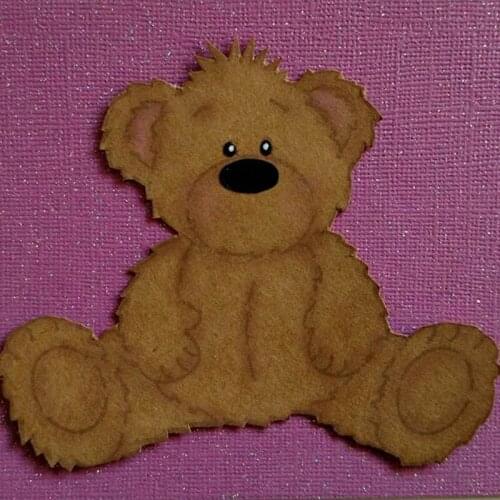 Lovely Sitting Bear dies Teddy Bear Metal Cutting Dies For Scrapbooking Album Paper DIY Card 2019