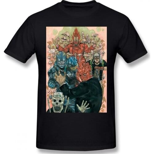 TShirt for Men Fashion 100% Cotton Dorohedoro Cayman Dokuga Cave Comics T Shirt 6XL Plus Size Clothes